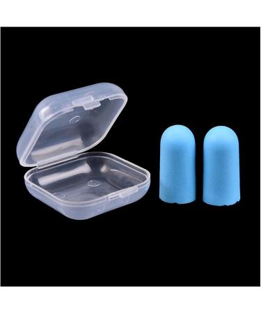 Anti-noise Soft Ear Plugs Sound Insulation Ear Protection Earplugs Sleeping Plugs For Travel Noise Reduction With Plastic Case(Blue) - Buy Online on GoSupps.com