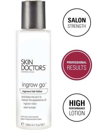 Skin Doctors Ingrow Go 120ml - Ingrown Hair Lotion for Smooth Skin - Buy Online on GoSupps.com