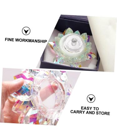 Housoutil Nail Art Crystal Cup Pen Cup Nail Art Powder Dish Esmalte De U as En Gel Transparent Gel Nail Polish Pitcher Glass Travel High Transparent Crystal Manicure Glass Nails - Buy Online on GoSupps.com