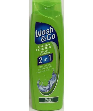 SIX PACKS of Wash & Go 2in1 Shampoo & Conditioner Classic 200ml