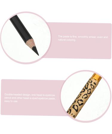 VINTORKY 2pcs Double Head Eyebrow Pencil Eyebrow Filler Microblading Eyebrow Pen Highlighter Gel Black 1 count (Pack of 1) Black - Buy Online on GoSupps.com