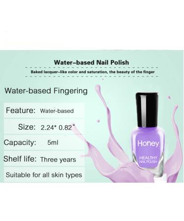 Non-Toxic Peel Off Nail Polish Set - Eco-Friendly Water-Based Polish (10 Bottles) for Women Teens & Kids - Buy Online on GoSupps.com
