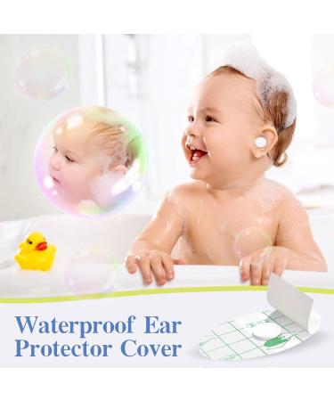 60 Pcs Waterproof Ear Protection Sticker for Baby | Soft Disposable Earplugs for Shower and Swimming | Inner Ear Protection Patch - 4.5x7cm - Buy Online on GoSupps.com