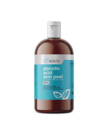 Skin Beauty Solutions 4 Oz / 120 Ml Glycolic Acid 70% Skin Chemical Peel Unbuffered - Alpha Hydroxy (AHA) For Acne Oily Skin Wrinkles Blackheads Large Pores & More