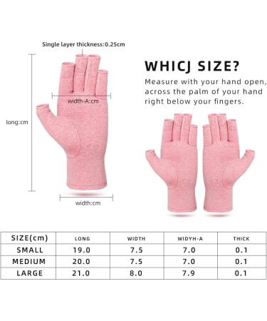 Compression Arthritis Gloves Relieve Pain from Rheumatoid Pink Small - Buy Online on GoSupps.com
