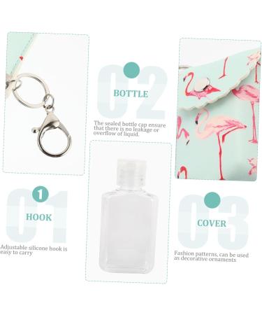 DOITOOL Portable Hand 2 Sets Flamingo Wash Bottle Pu Bottle Cap Mini Portable Hand Soap 10x6cm Green - Buy Online on GoSupps.com
