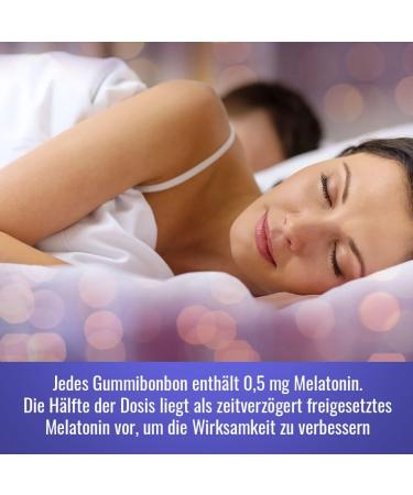 Weider Melatonin Gummies for Sleep | Time-Delayed Release Sugar-Free Blackberry Flavor | 60 Delicious Gummy Bears - Buy Online on GoSupps.com