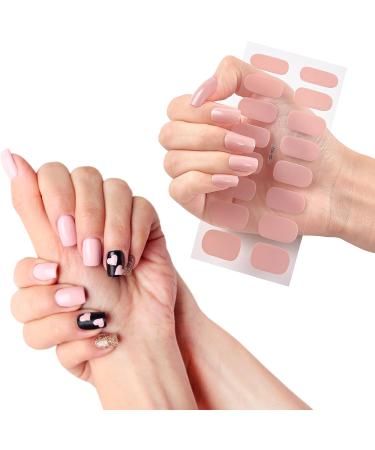 Zkbszn Nail Stickers 16tips/Sheet Full Nail Wraps Strips Stickers Self-Adhesive Nail Stickers Decal for Women Girls Nail Art Cs025 - Buy Online on GoSupps.com