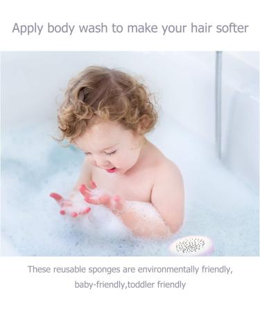 Luxshiny 4pcs Fruit Shower Brushes for Babies & Toddlers - Fun Watermelon Strawberry Kiwi Bath Sponges - Buy Online on GoSupps.com