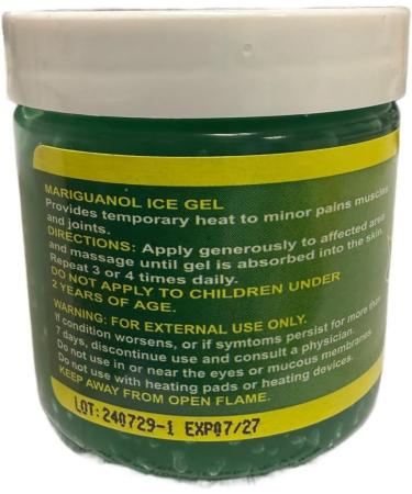 Mariguanol 9 Oz. Extra Strong Muscle Rub Gel with Hemp Oil Menthol & Camphor Cooling Rapid-Absorbing Topical Gel for Active Lifestyles Net Wt. 9 oz (255.4 g) Pack of 2  - Buy Online on GoSupps.com