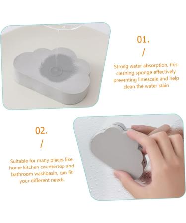 Abaodam 2pcs Sponge Dish Scrubber Sponge Car Wash Painting Sponge Cleaning for Household Use Floor - Buy Online on GoSupps.com