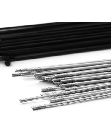 BaveL 36pcs Steel Spokes Mountain Bike Spokes MTB 228mm Black with Nipples - Buy Online on GoSupps.com