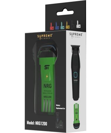 Supreme Trimmer Replacement External Battery NRG1200 | Compatible with Recharge ST777 | USB-C Charging & Dock Option - Buy Online on GoSupps.com
