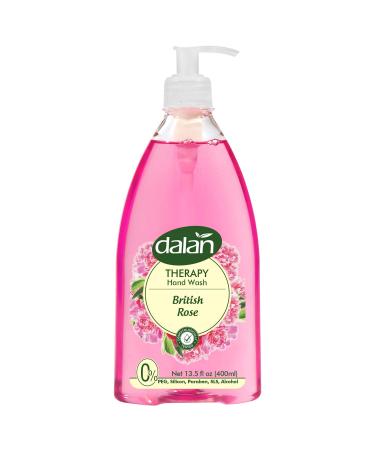 Dalan Therapy British Rose Ultra Moisturizing Liquid Hand Soap for Normal and Dry Hands Fresh Clean and Soft Feeling (13.5 Fl Oz / 400 mL (Pack of 3)) 13.5 Fl Oz (Pack of 3) - Buy Online on GoSupps.com