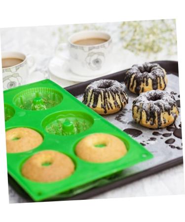 Zerodeko Doughnuts 3pcs 6 Mould for DIY Dessert Cake Mold Cake Baking Mold Cake Making Shape Silicone Bake Baking Mould Small Baking Utensils DIY Cake Mold mediumx3pcs Redx3pcs - Buy Online on GoSupps.com