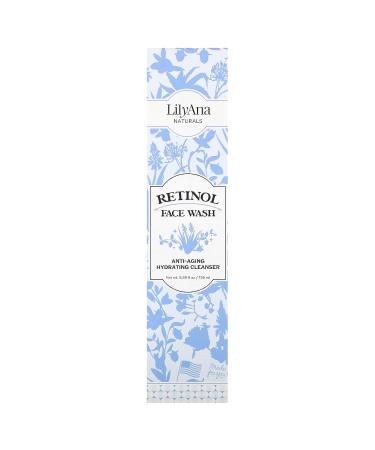 LilyAna Naturals Retinol Face Wash - Best Facial Cleanser for Women & Men - 6 oz Skin Care Product - Shop Now for Glowing Skin - Buy Online on GoSupps.com