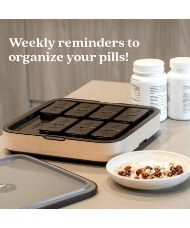 7-Day Smart Pill Organizer by Loba | Adjustable Notifications & Detachable Compartments | International Shipping Available - Buy Online on GoSupps.com