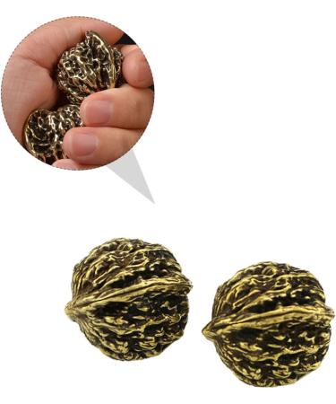 Ibasenice Copper Walnut Massage Balls - Manual Foot & Body Massager | Chinese Massage Balls for Relaxation & Exercise - Buy Online on GoSupps.com