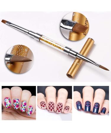 Kalolary 3PCs Acrylic Nail Brushes - Perfect Gel Nail Art & Design Accessories for Professional Nail Care - Buy Online on GoSupps.com