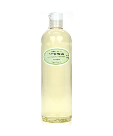 Soybean OIL Pure SOY OIL Cold Pressed Organic 16 Oz / 1 Pint