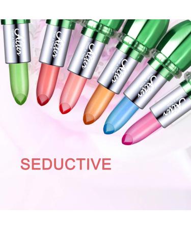 6 Colors Aloe Vera Gel Lipstick - Waterproof Moisturizing Temperature Color Changing | Buy Now for Global Shipping - Buy Online on GoSupps.com