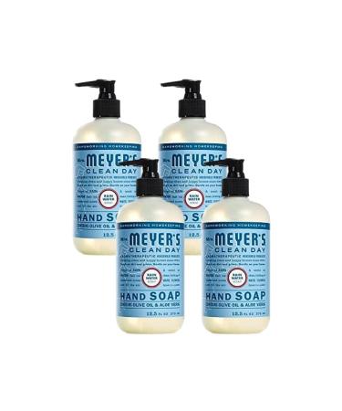 Mrs. MEYER'S Liquid Hand Soap Rainwater 12.5 Fl Oz (Pack of 4) Rainwater 50 Fl Oz (Pack of 1)
