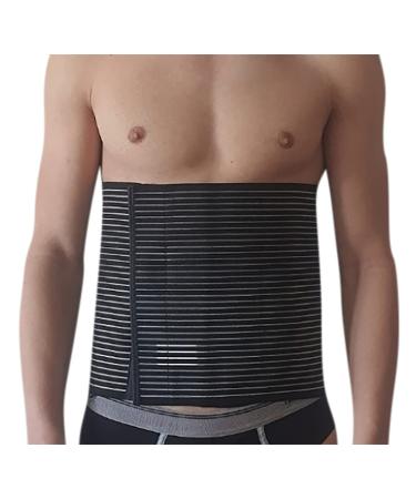 Ingrosso Mercerie LCF Lombar-headband 28 cm high black formative figure-forming for women and men manufactured in Italy.(XXS)