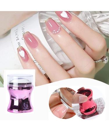 3-Piece Nail Art Stamper Set Silicone Stamping Gel & 6 Stencils for DIY Nail Decoration | Perfect Manicure Tools - Buy Online on GoSupps.com