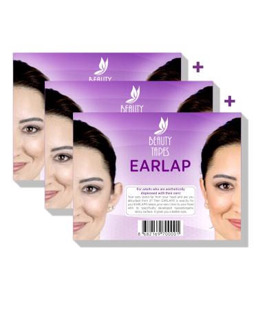 EARLAP Cosmetic Ear Corrector - 3 Packet- Solves Big Ear Problem - Aesthetic Correctors for Prominent Ears - Protruding Ear Correctors Short of Surgery Contains 60 correctors