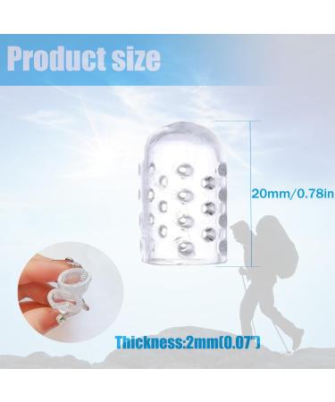 20 Pcs Silicone Toe Protectors for Corns Blisters & Ingrown Toenails - Breathable Gel Toe Caps for Men & Women - Transparent & Comfortable - Buy Online on GoSupps.com