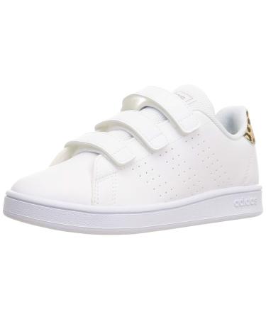 adidas Boy's Unisex Kids Advantage Cf I Sneaker Child 1.5 UK Ftwr White Ftwr White Hazy Beige
