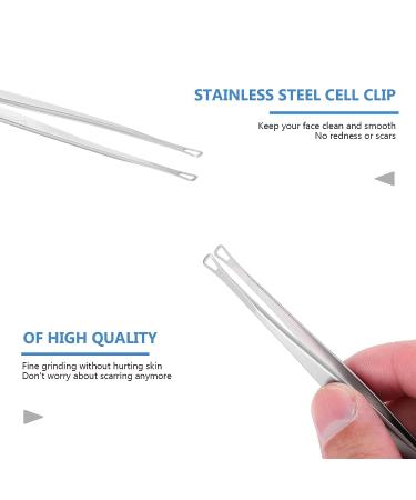 Healifty Stainless Steel Pimple Remover Facial Tool - Professional Blemish & Comedone Extractor for Acne Removal - Buy Online on GoSupps.com