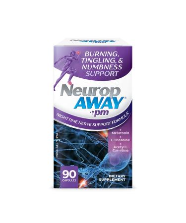 NeuropAWAY Nighttime Nerve Support | 90 Capsules 90 Capsules Night