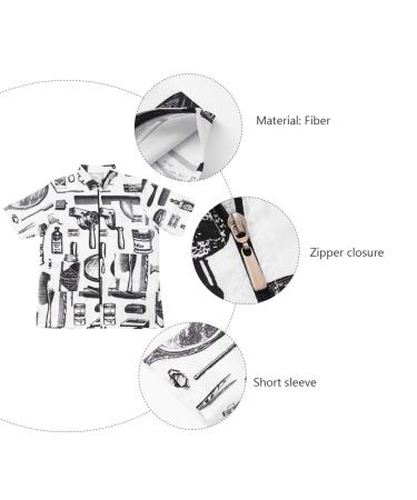 Minkissy Barber Jacket for Hair Salon | Stylist Grooming Smock Vest for Men & Women - Work Clothes - Buy Online on GoSupps.com