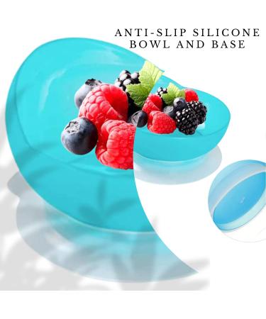 High-Low Scoop Bowl with Suction Base | Adaptive Self-Feeding Dish for Elderly & Special Needs Adults - Ideal for Parkinson's, Dementia, Stroke, Tremors - Buy Online on GoSupps.com