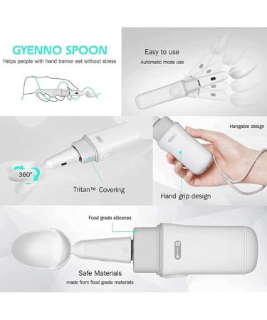Parkinson's Spoon for Hand Tremors disabled cutlery for adults with Fork Spoon Easy Grip Cutlery for Adults for Hand Tremors Arthritis Parkinson's Or Elderly Use - Buy Online on GoSupps.com