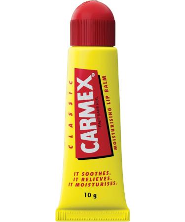 Carmex Autumn/Winter Lip Balm Pouch (1x Classic Tube & 1 Strawberry Stick) Softens & Hydrates Lips - Buy Online on GoSupps.com