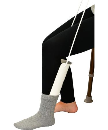 NOVA Sock & Compression Stocking Aid, Easy to Use with Adjustable Pull Up Handles