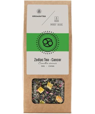 Aromantra x Mary Rose Th du Zodiaque pour le Cancer 50g M lange Apaisant avec Th Noir Yunnan Mangue M lisse & Huile d Orange Naturelle - Buy Online on GoSupps.com
