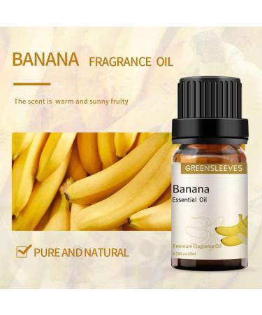 GREENSLEEVES 100% Pure Organic Banana Essential Oil 10ml for Aromatherapy Diffusers - Buy Online on GoSupps.com