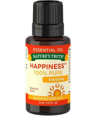 Nature's Truth Essential Oil Happiness 0.51 Fluid Ounce (3 Pack) - Buy Online on GoSupps.com