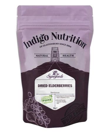 Indigo Herbs Dried Black Elderberry 50g