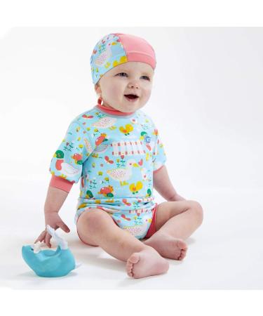 Splash About Happy Nappy Wetsuit with Reusable Swim Nappy - Little Ducks (3-8 Months) - Buy Online on GoSupps.com