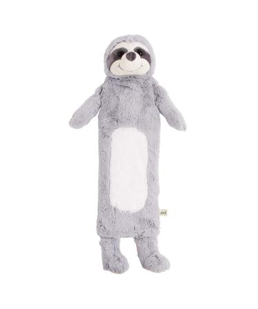 Premium children heat bottle hose 0.9 liters with beautiful soft art fur cover bed bottle made of natural rubber heat pillow different models - sloth