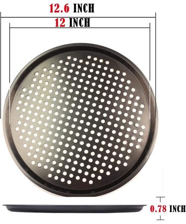 Enenfeifei 12 Inch Pizza Pan with Holes - Non-Stick Bakeware for Perfect Crispy Crusts - Dishwasher Safe (1 Pack) - Buy Online on GoSupps.com