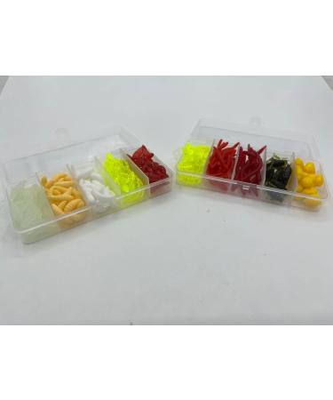 225 Pieces Premium Soft Plastic Worm Fishing Baits Set - High-Quality Trout & Angel Bait for International Shipping - Buy Online on GoSupps.com