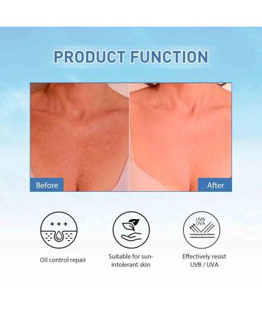 Birch Juice Moisturising Sunscreen - 2 Pack, 1.69 Oz, Organic SPF50 PA++++ Korean Skin Care for All Skin Types - Buy Online on GoSupps.com