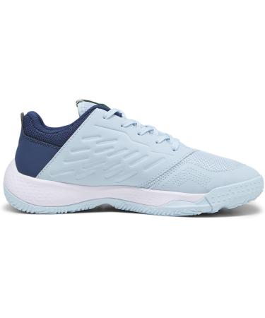 PUMA Unisex Kids Accelerate Jr Handball Shoes - 38.5 EU - Silver Sky/Persian Blue/White - International Shipping Available - Buy Online on GoSupps.com