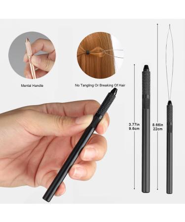 GlamorDove Hair Extension Pliers Kit Microlink Pliers for Extensions Oxford Cloth Bag Hair Extension Beading Tool Hair Loop Tool Micro Beads Opener Pliers Black - Buy Online on GoSupps.com