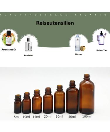Buy Hacoly 2 Series Mini Glass Spray Bottles - 30ml Essential Oil & Cosmetic Vials with Black Caps - Perfect for Travel & DIY Creations - Buy Online on GoSupps.com
